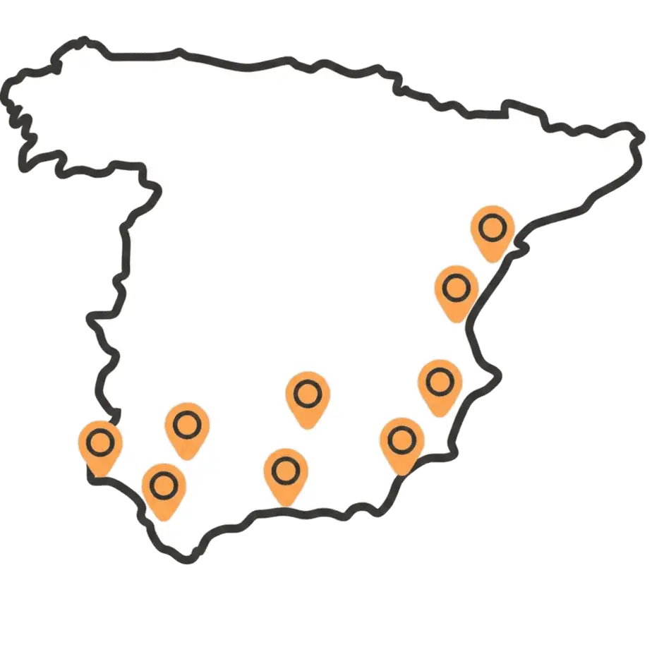 Mapa construcción de piscinas españa